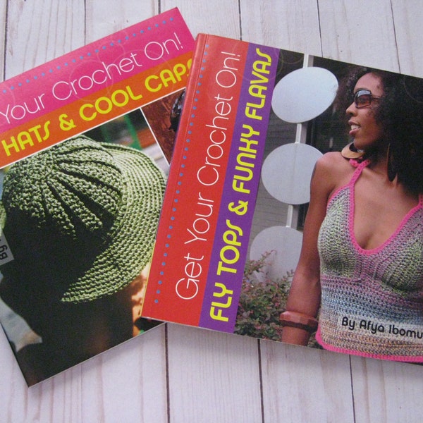 Crochet Pattern Books - Hip Hats & Cool Caps - Fly and Funky Apparel - Hip Hop - Women's Tops - Festival Tops - Bralettes - Belts - Jewelry