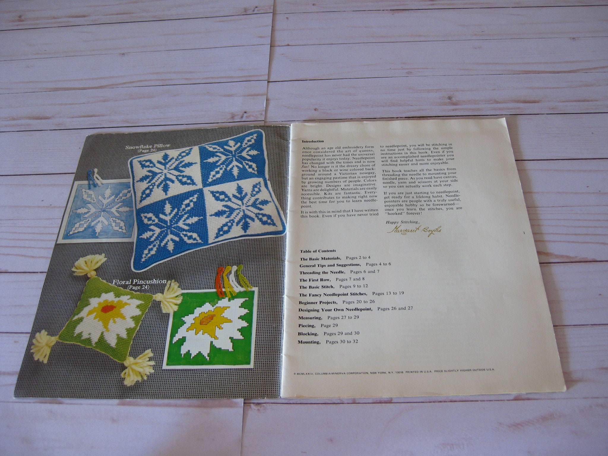 Needlepoint Books Needlepoint by Design by Maggie Lane Etsy