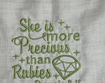 Pañuelo de oración con Proverbios de Mujeres