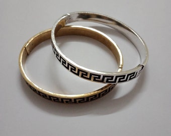 Bracciale in ottone, Bracciale in ottone a forma di serpente, Bracciale con motivo, Bracciale Boho, Bracciale Boho, Bracciale in metallo, Bracciale minimale
