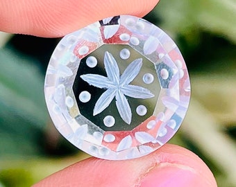 Kryształ górski o szlifie fantasy, rzeźba w kamieniu szlachetnym, luźne kamienie szlachetne, rzeźbione, tworzenie biżuterii, kryształ o szlifie fantazyjnym, rzeźba w kamieniu szlachetnym,