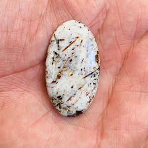 Natural AstroPhyllite,Astrophyllite Cabochon Gemstone,Astrophyllite Stone,size-38x21mm carat-31.80