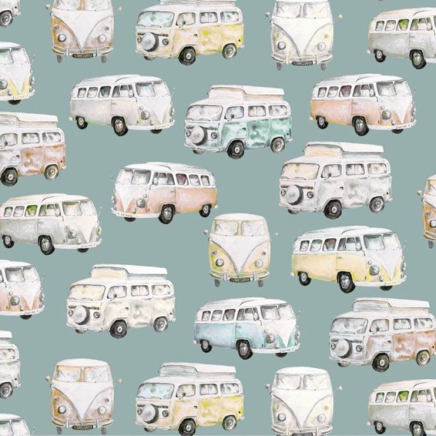 Volkswagen Stoff Mit Bulli Stoff T1 Bulli Stoff Vw Bulli