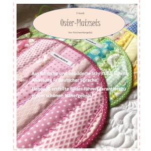 Sewing e-book &quot;Easter Placemats&quot;.