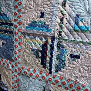 Quilt Log Cabin Bild 3