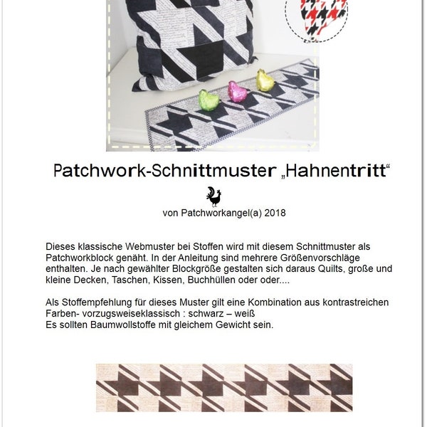 Sewing pattern "Hahnentritt"