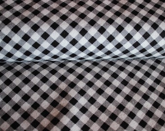 Flannel fabric patchwork check