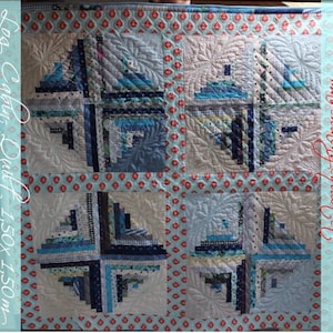 Quilt Log Cabin Bild 1