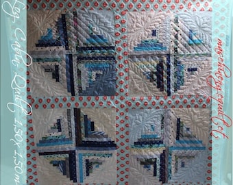 Quilt "Log Cabin"