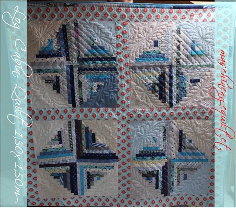 Quilt Log Cabin Bild 1