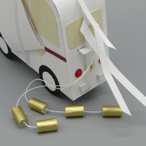 Gift packaging for the wedding car. A fleet wedding car, ideal for an original gift of money image 5