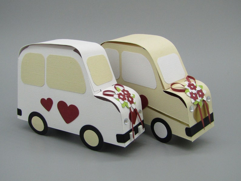 Gift packaging for the wedding car. A fleet wedding car, ideal for an original gift of money image 3