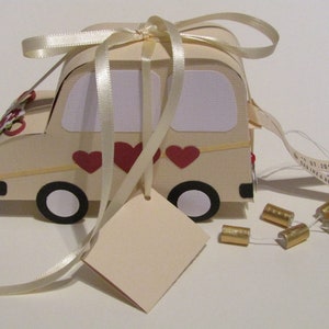 Gift packaging for the wedding car. A fleet wedding car, ideal for an original gift of money image 1