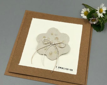 Greeting card flowers for you