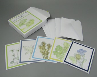 Karten-Set Blütengrüße