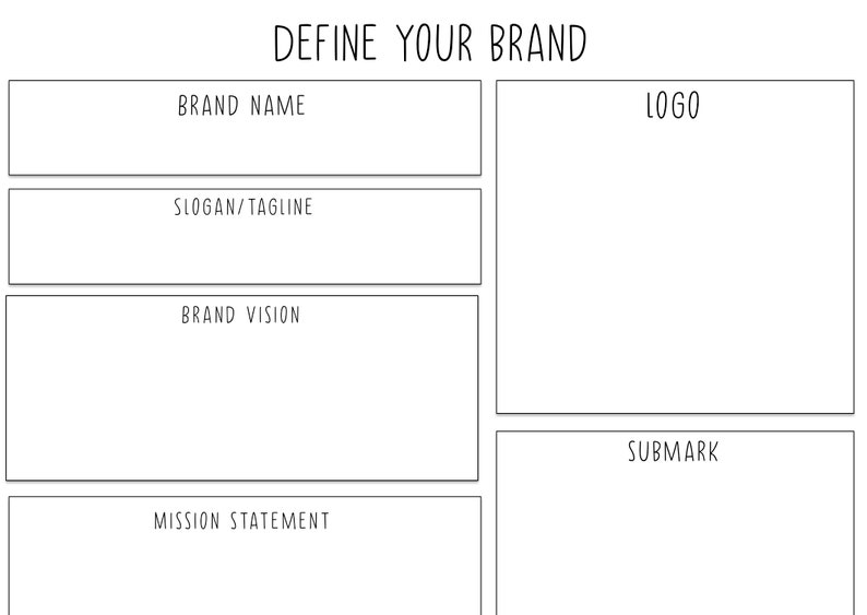 Small Business Planner Printable Etsy Planner Small Business Etsy