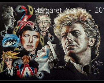 David Bowie "Golden Years - A Life Remembered" full colour limited edition print of 35 copies only.