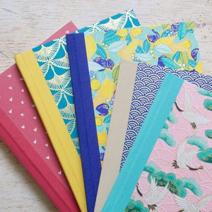 Customizable Handmade Hardcover Lined Notebook, Book Cloth, Bespoke Large Size Notebook