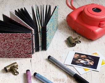 Customizable Instax Mini 8 Photo Album, Hand Bound Polaroid Wedding Album Memories, Bespoke ScrapbookingAlbum