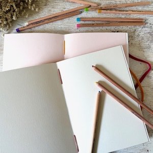 Quaderno d'artista Le Complice personalizzabile - Carta per tecniche miste - Diario d'arte, Scrittura, Acquerello - Fatto a mano - Regalo creativo
