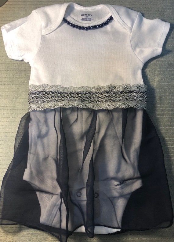 navy newborn dress