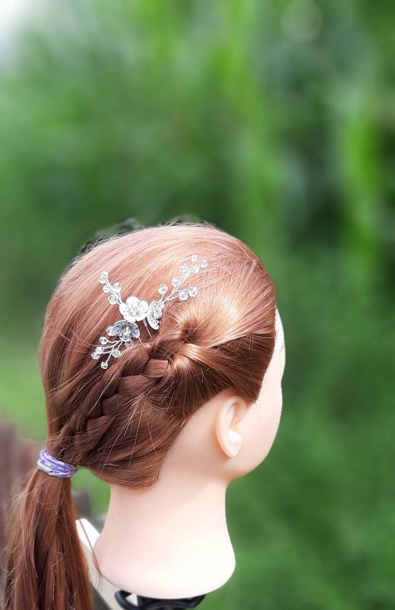 Bridal jewelry hairpin image 2