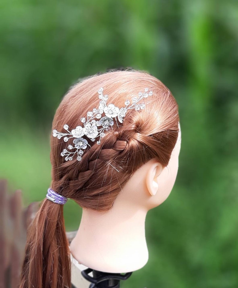 Bridal jewelry hairpin image 3