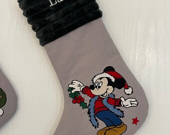 Nikolausstiefel Mickey Mouse  Individuell Personalisiert