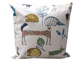 Pillow pillow cover forest animals