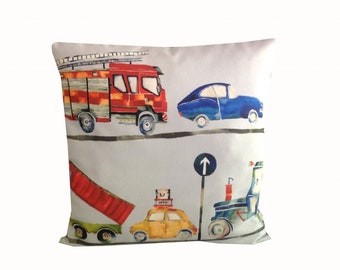 Pillow Cover Car Fire brigade