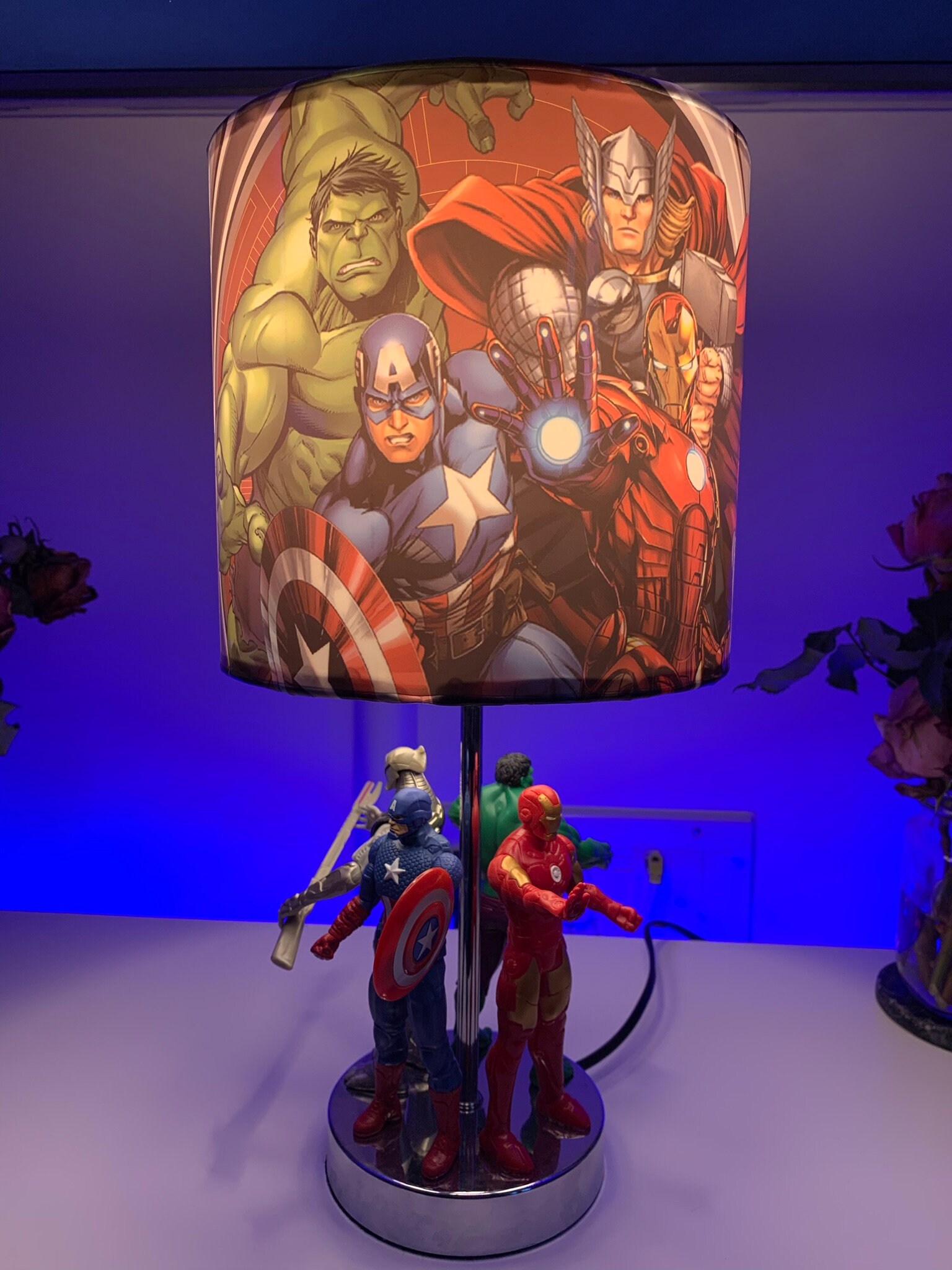 Avengers Themed Table Lamp Etsy