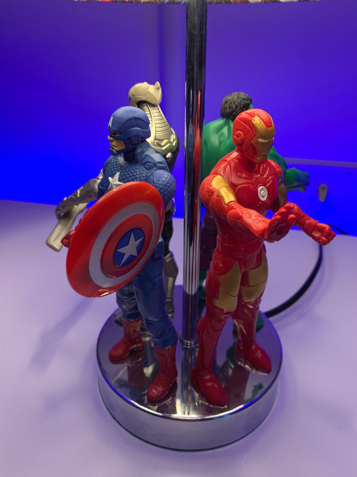 Avengers Themed Table Lamp Etsy