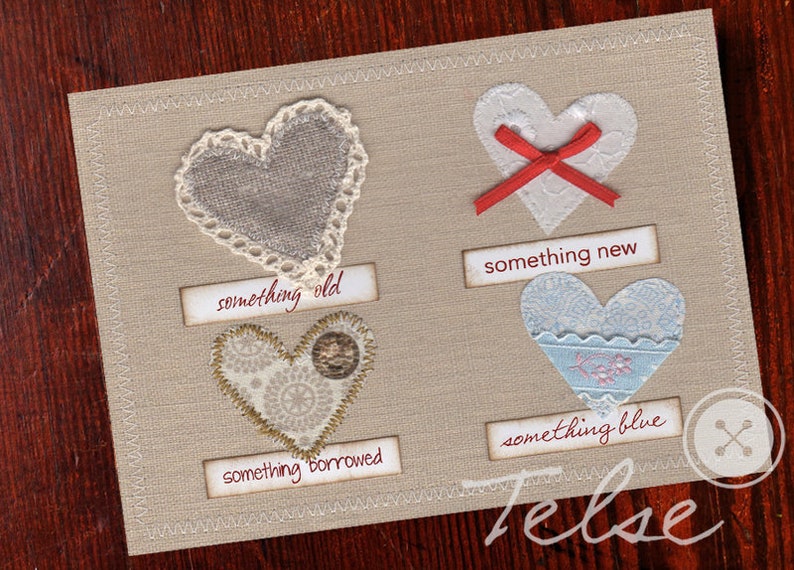 Folding card Something old something new.. Hell