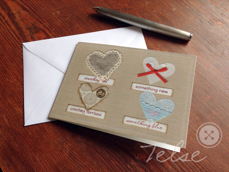 Folding card Something old something new.. Hell