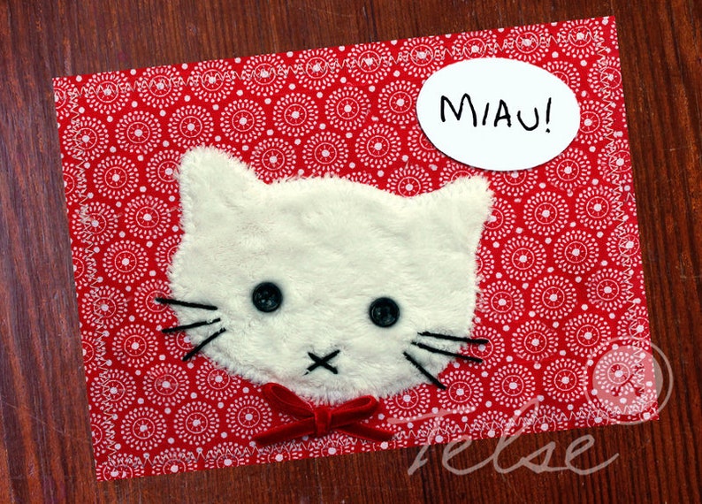 Postcard Meow Cat