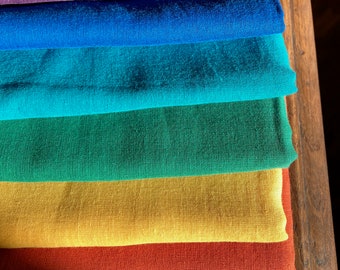 Rainbow in vibrant colors - play cloth set