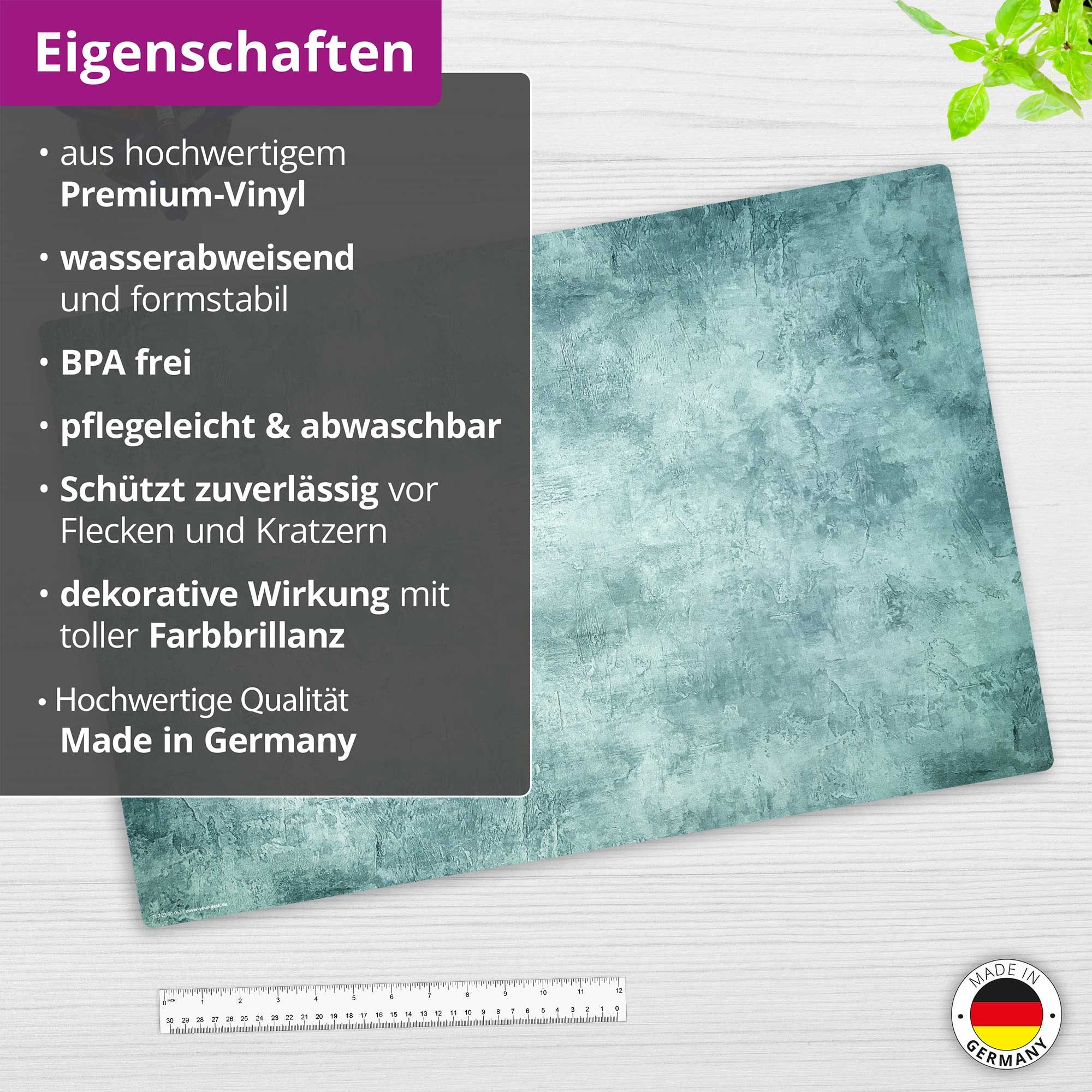 Tischset „Einhorn In Den Wolken“ – Abwaschbar, Rutschfest, 44x32 Cm Aus Vinyl