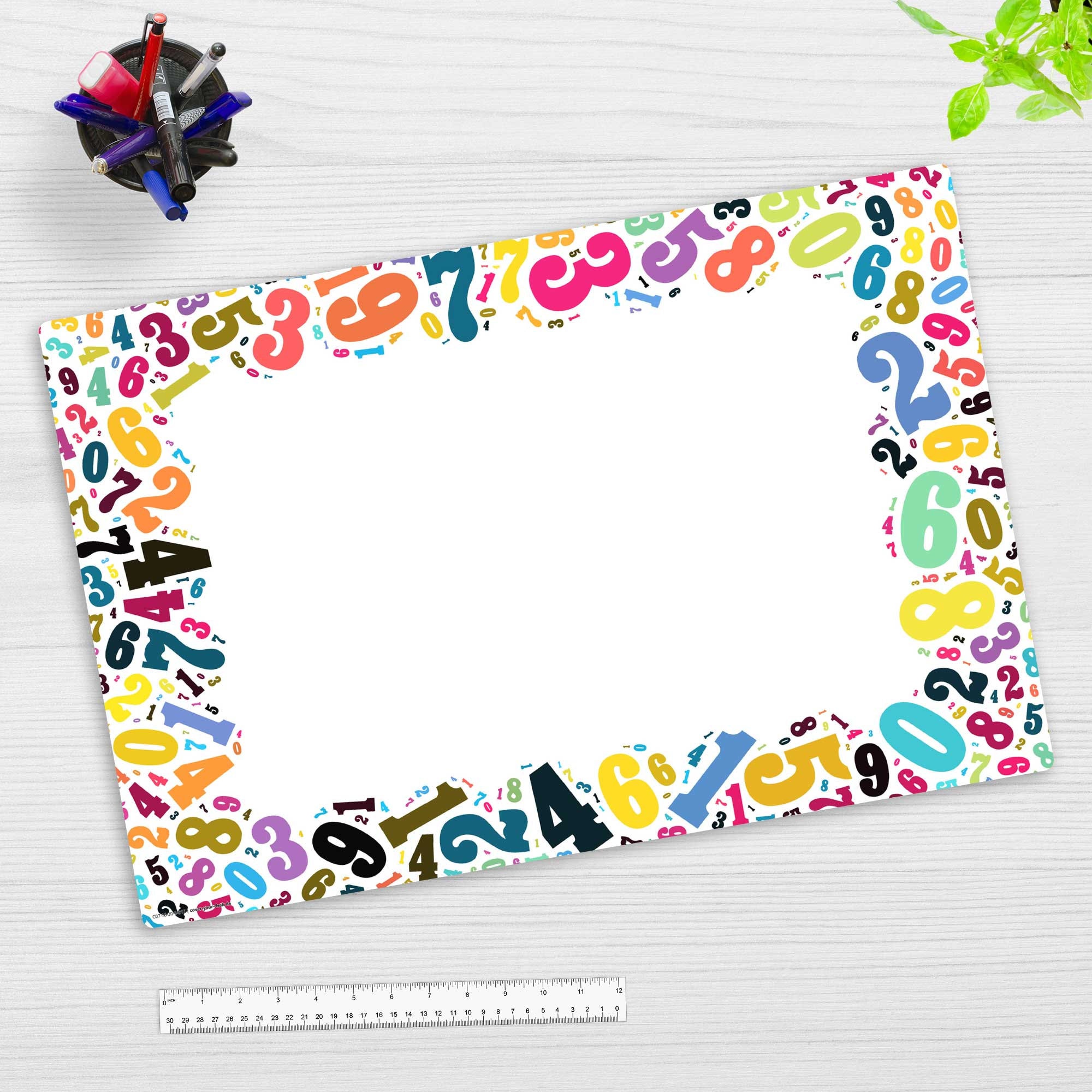 Numbers Border Design For Kids