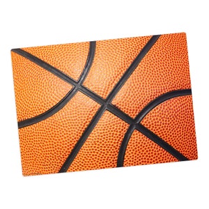 Tischset I Platzset abwaschbar - Basketball - Premium Vinyl - 44 x 32 cm - rutschfest für Kinder - Made in Germany
