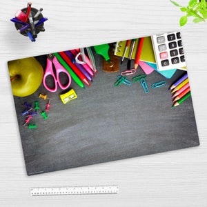 Bureauonderlegger, wasbaar - bureaumateriaal - gemaakt van premium vinyl - made in Germany - in 60 x 40 cm