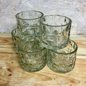 Glasses made from Three Sixty Vodka bottles - extravagant and beautiful sets - unique pieces made from bottle bottoms