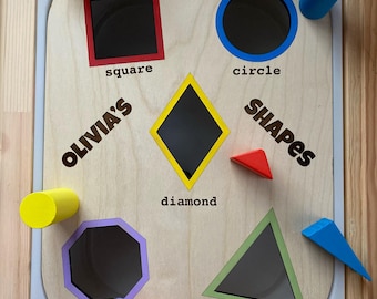 Shapes & Monsters Sensory Bin Insert for IKEA FLISAT Table
