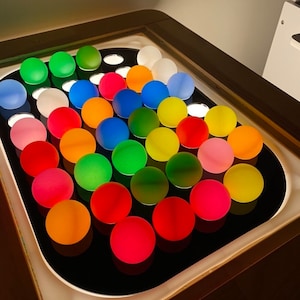 FLISAT Table Ping Pong Lightbox Insert - Insert Only Single Insert - No Lights Included - Acrylic Insert - IKEA - Sensory Bin Insert
