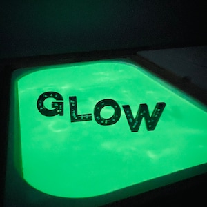 Glow in the Dark Acrylic Bin Insert for IKEA FLISAT Table