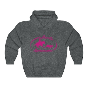 Sorta Awesome - Hoodie, pink logo, Ranch Sorting, Western, Horse Shirt, Woman Shirt, Cow Shirts, Funny Cow, Country Shirt, C Lazy J