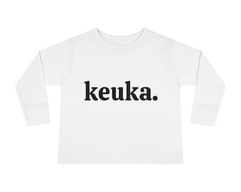 Keuka Lake Fingerlakes FLX T-shirt met lange mouwen voor peuters Finger Lakes