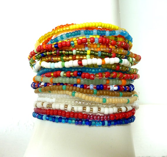 Set Perline Vetro 3mm - Kit Per Braccialetti Fai Da Te, 24 Colori Con Scatola Portatile - Foto 5