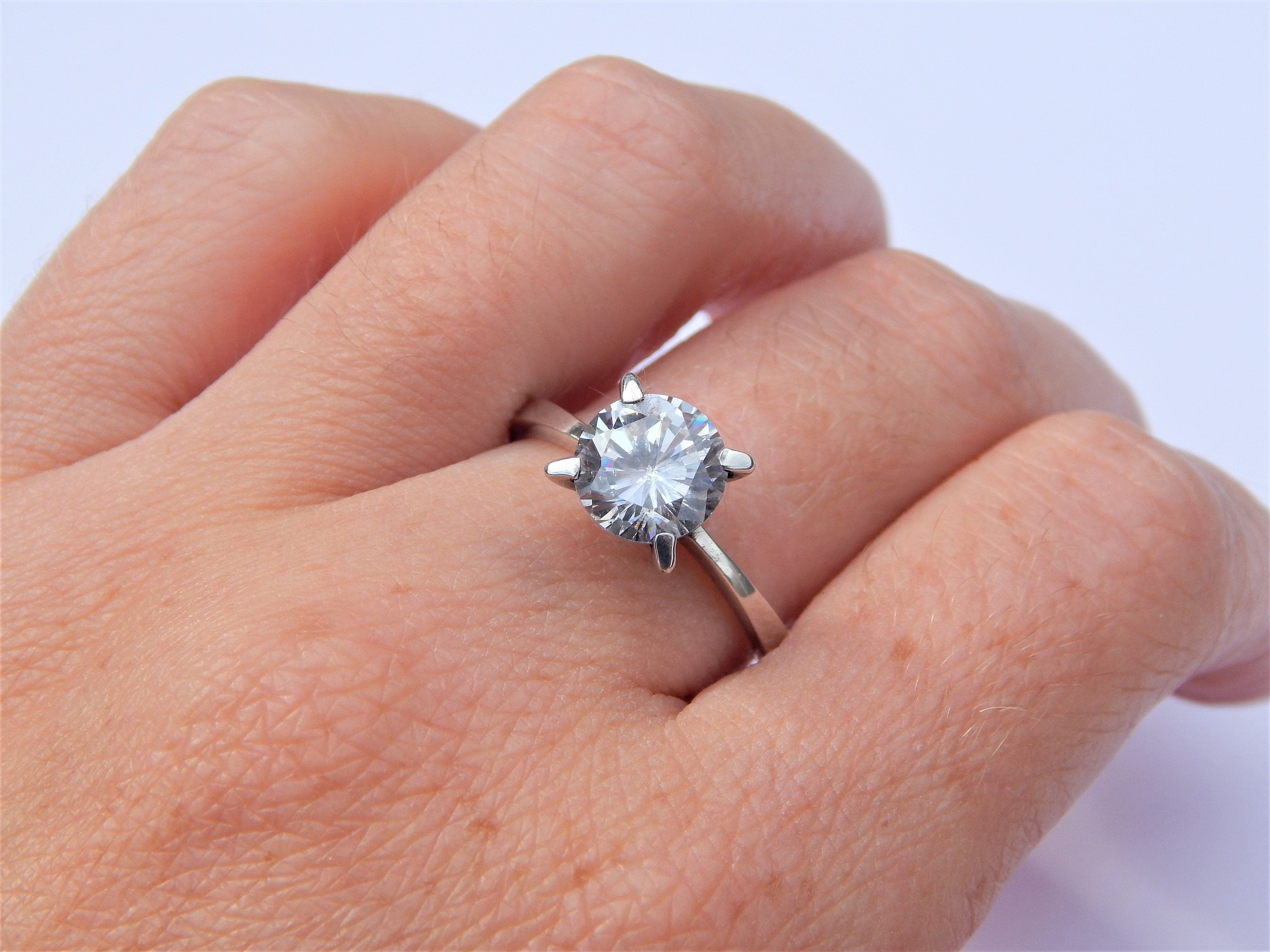Cubic zirconia 2024 rings for sale
