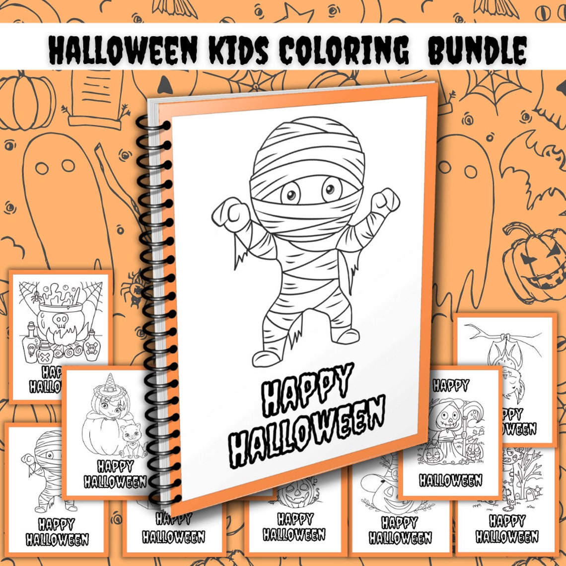 Spooktacular Halloween Kids Coloring Pages: Unleash Creativity With Hauntingly Fun Designs 