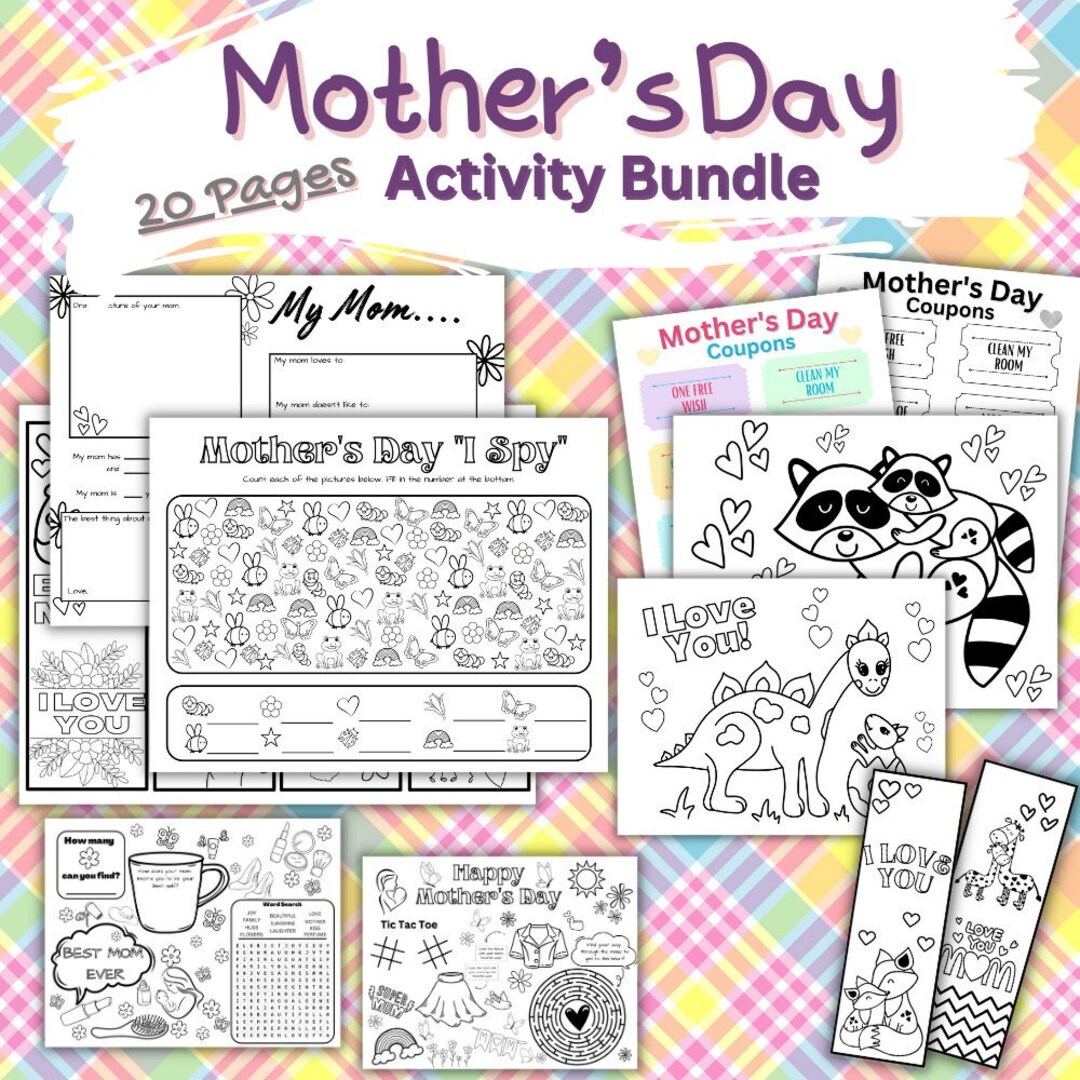 worksheet-for-kids-mother-s-day-love-filled-activity-pack-20-printable